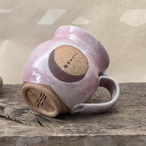 GODDESS MUG | DUSKY PINK GLAZE | MOON AND PLANETS ALIGN