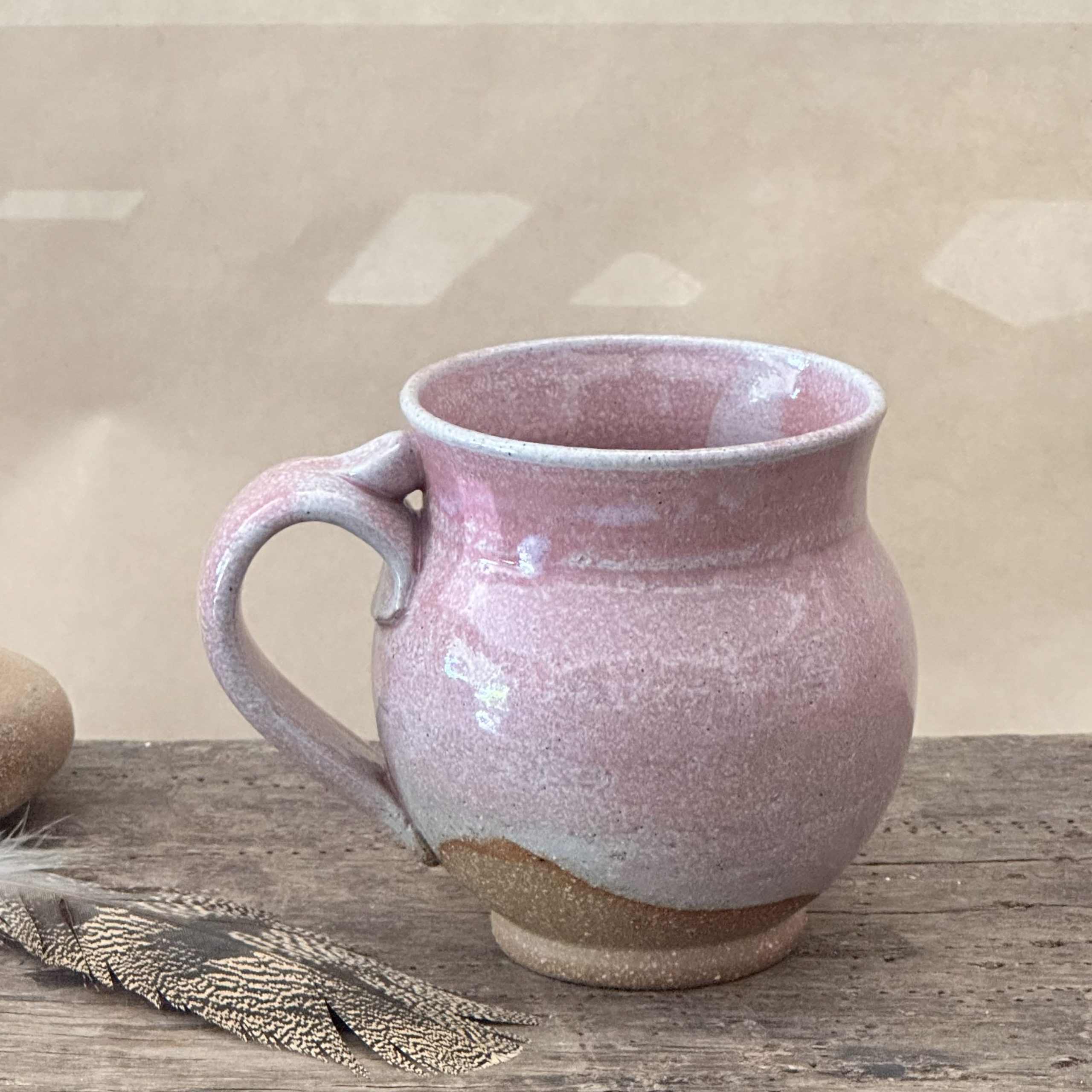 GODDESS MUG | DUSKY PINK GLAZE | MOON - Image 3