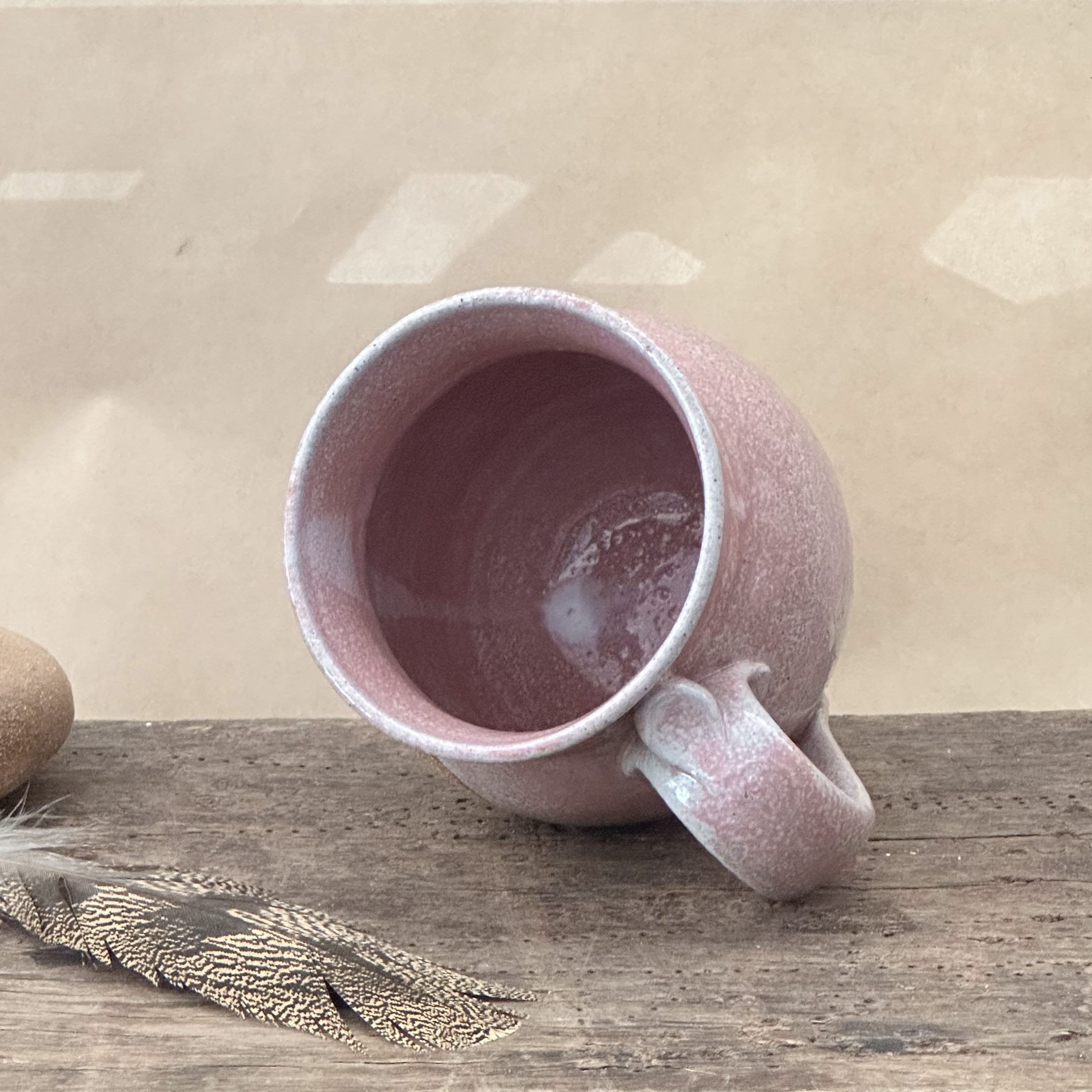 GODDESS MUG | DUSKY PINK GLAZE | MOON - Image 2