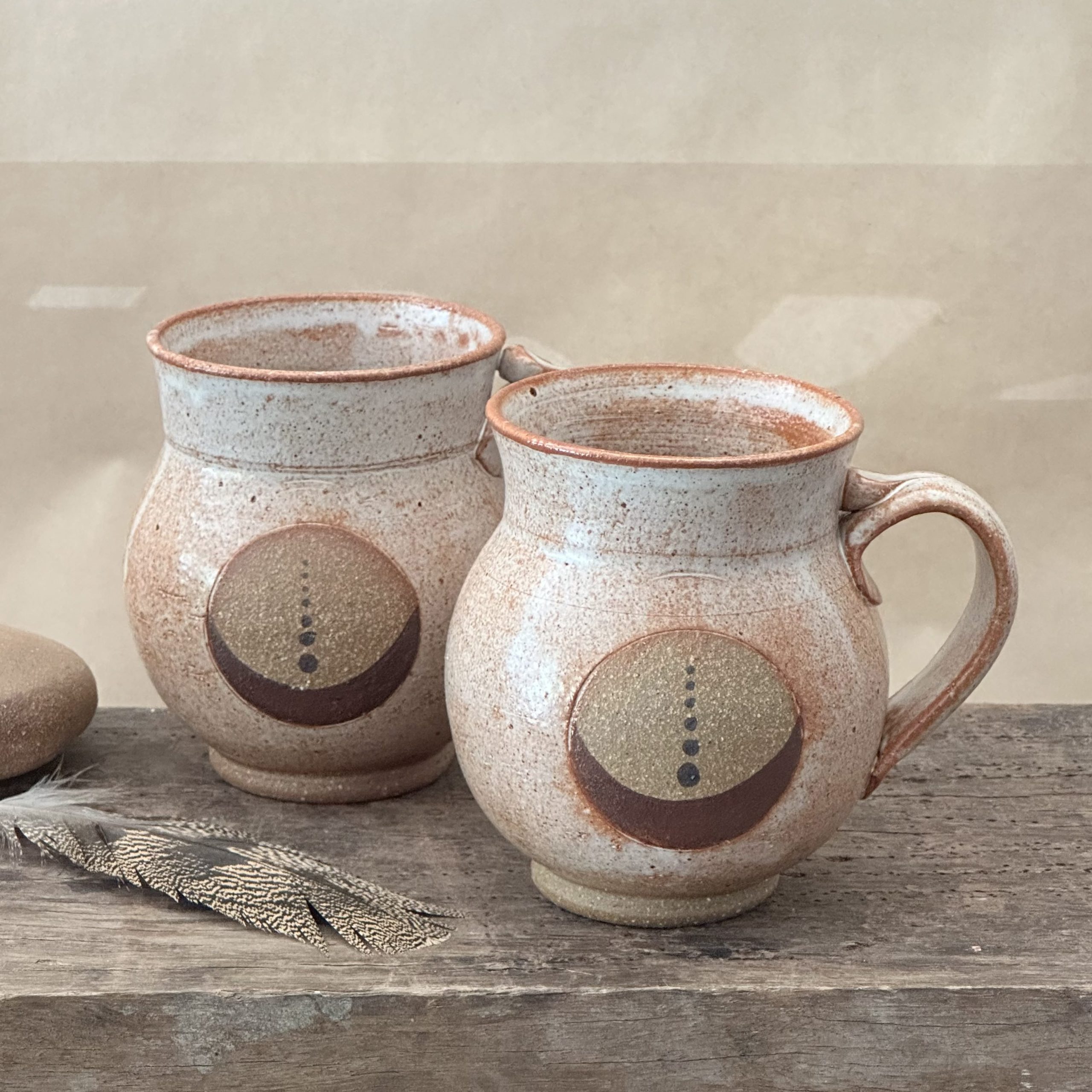 GODDESS MUG | SANDSTONE GLAZE | MOON AND PLANETS ALIGN - Image 6