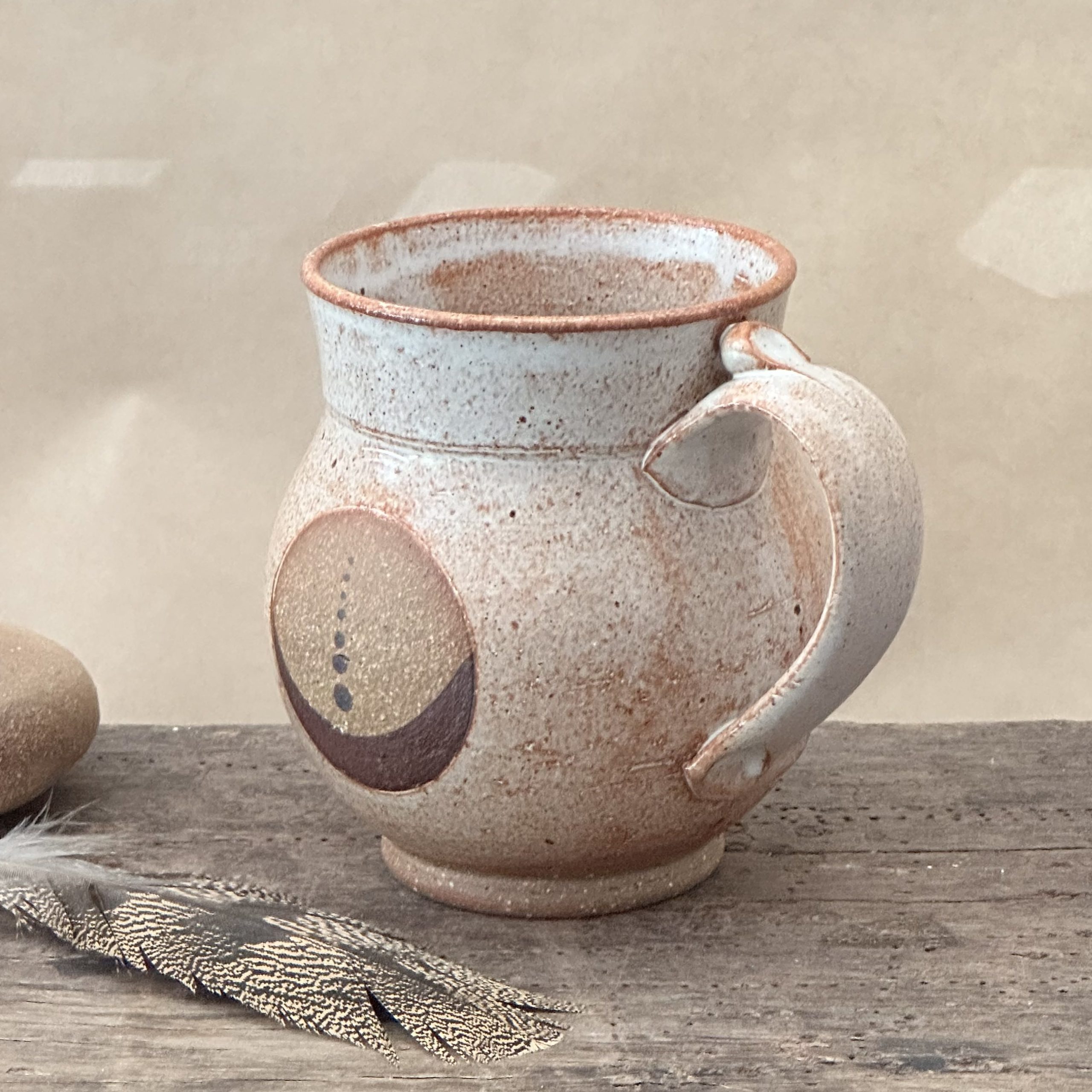 GODDESS MUG | SANDSTONE GLAZE | MOON AND PLANETS ALIGN - Image 2