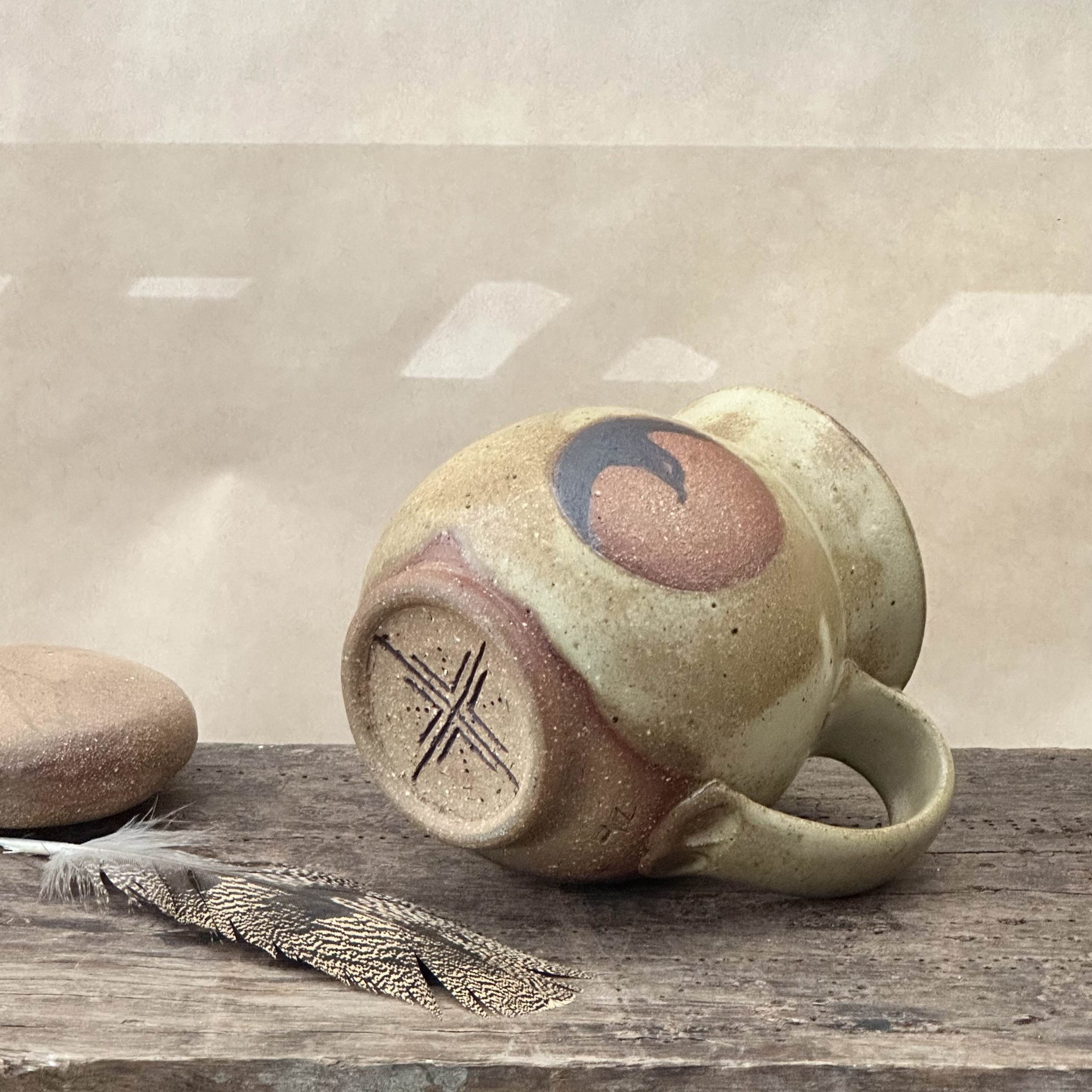 GODDESS MUG | STONE GLAZE | MOON EAGLE - Image 2