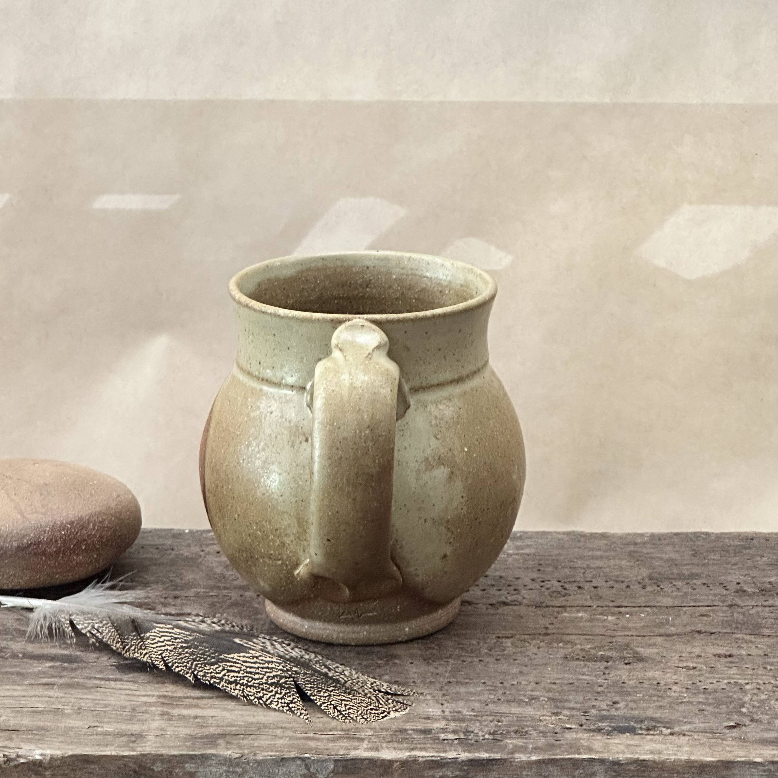 GODDESS MUG | STONE GLAZE | MOON EAGLE - Image 5