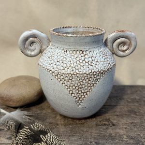 VASE | SANDSTONE | SPIRAL HANDLE